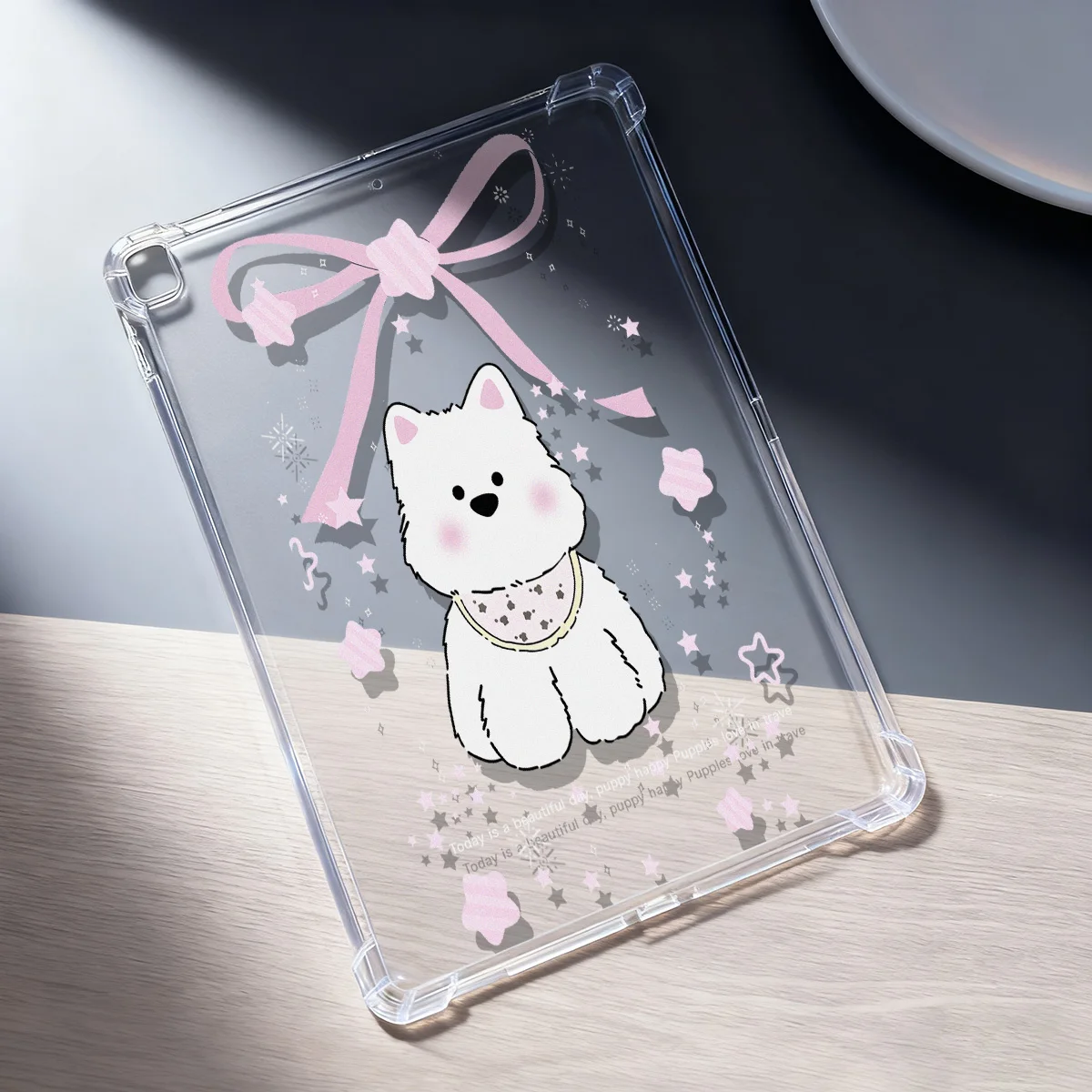 Cute Teddy Bear Soft Cover For Samsung Galaxy Tab A9 Plus A11 S9 FE A8 S6 S7 S8 S9Plus S10 Plus Case Clear silicone Tablet Cover