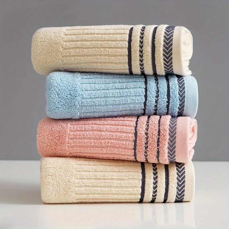 1pc Super soft face towel, absorbent quick drying hand towel, perfect for bathroom, travel, gym, spa, camping, Christmas,