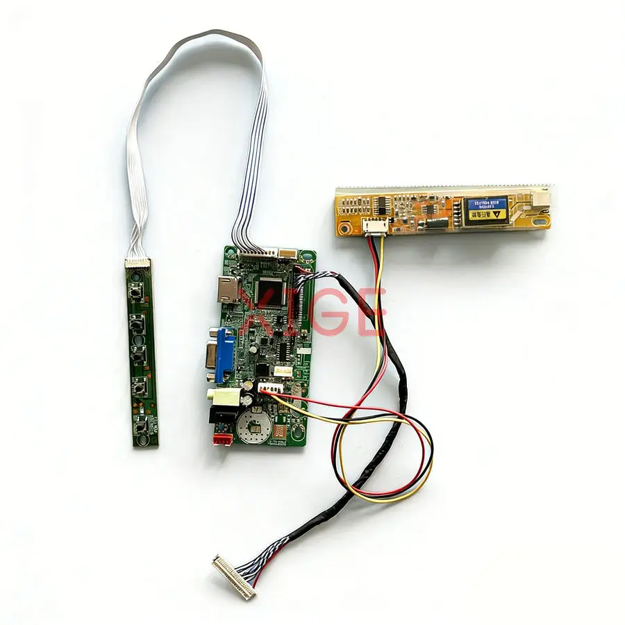 

Monitor Controller Drive Board Fit CLAA154WP04 N154C1 N154C3 CLAA154WP05 1440*900 LVDS 30-Pins 1440x900 1-CCFL HDMI+VGA DIY Kit