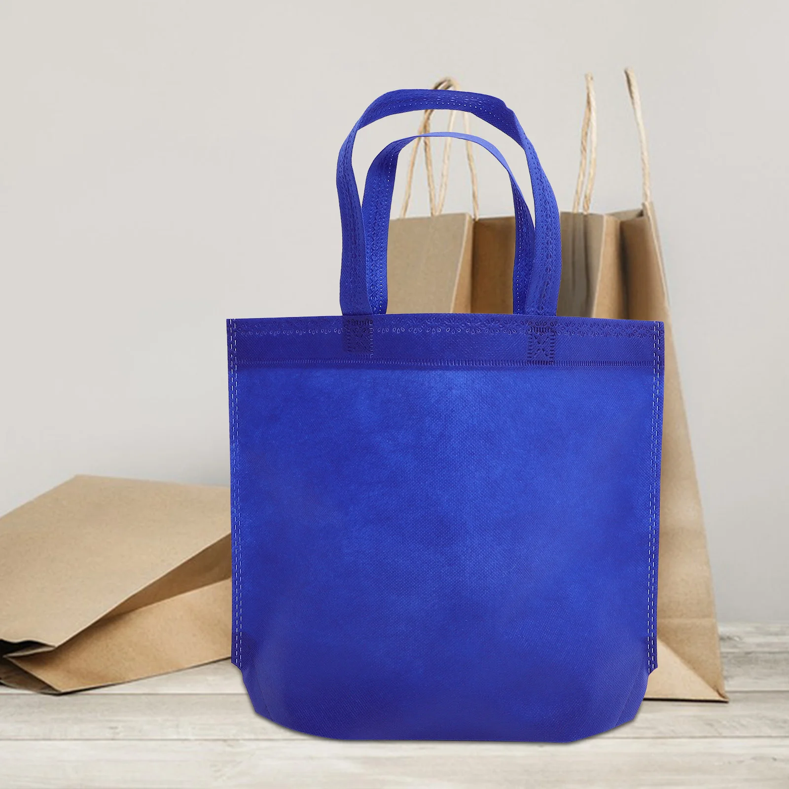 

Reusable Tote Bags Non-woven Grocery Shopping Bag Eco-friendly Party Favor Picnic Holidays Gifts
