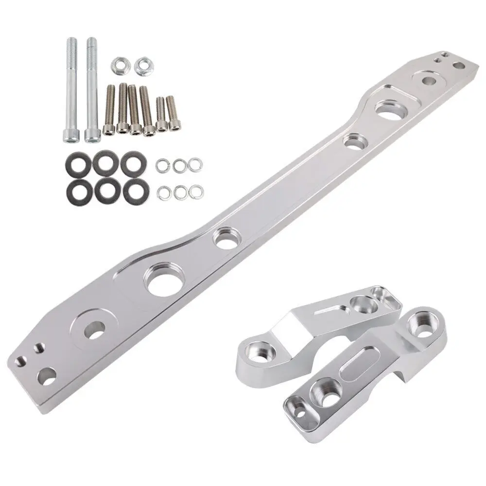 Billet Aluminum Rear Subframe Brace for Honda Civic ES EP3 01-05 Acura RSX 02-06 Silver Gold