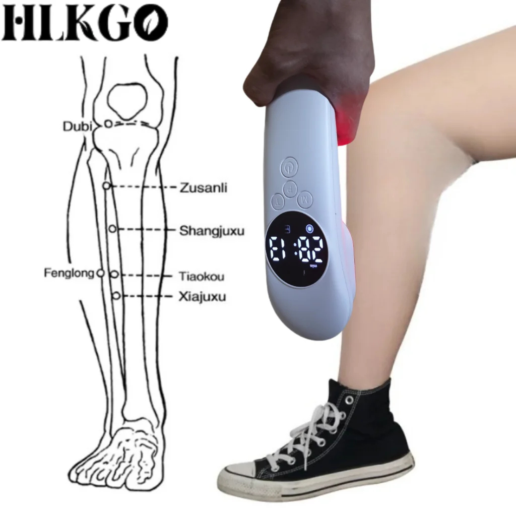 

Rehabilitation Laser Therapy Machine 808nm/650nm Near Infrared Light for Wound Care, Joint Pain & Tissue Repair Home Use