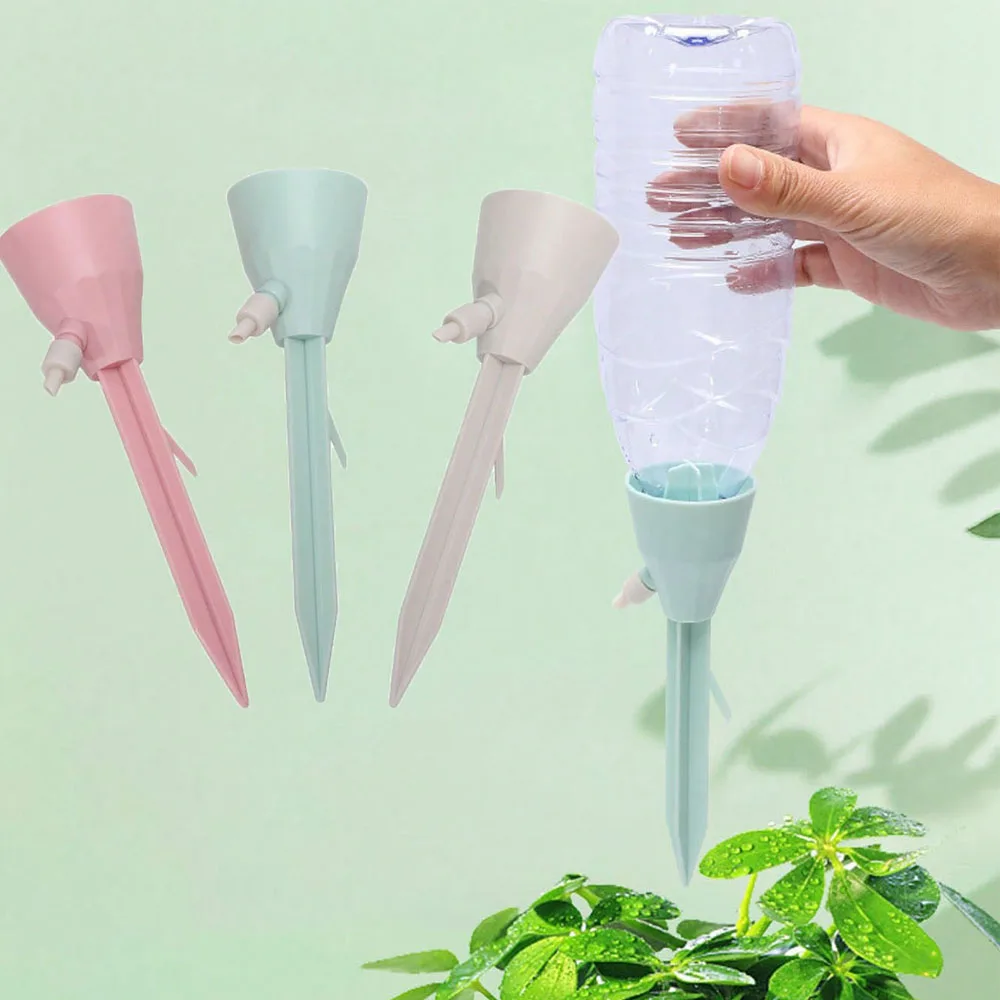 5PCS Self Watering Planter Drip,automatic drop stack for adjustable valves, watering insertion equipment for outdoor plants