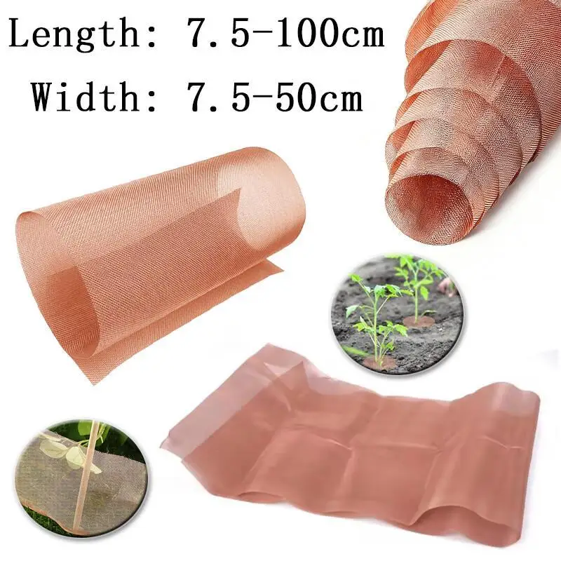 10-200 Mesh Copper Wire Filter Screen Sheet For Filtration Gasket Making EMI RFI Shielding Anti-Rodent Crafting Fabric