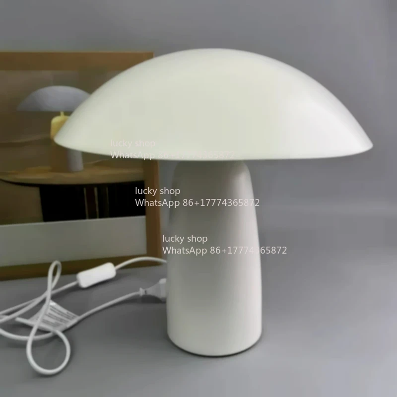 Textured! Simple Mushroom Lamp Bedroom Creative Decoration Atmosphere Bedside Lamp