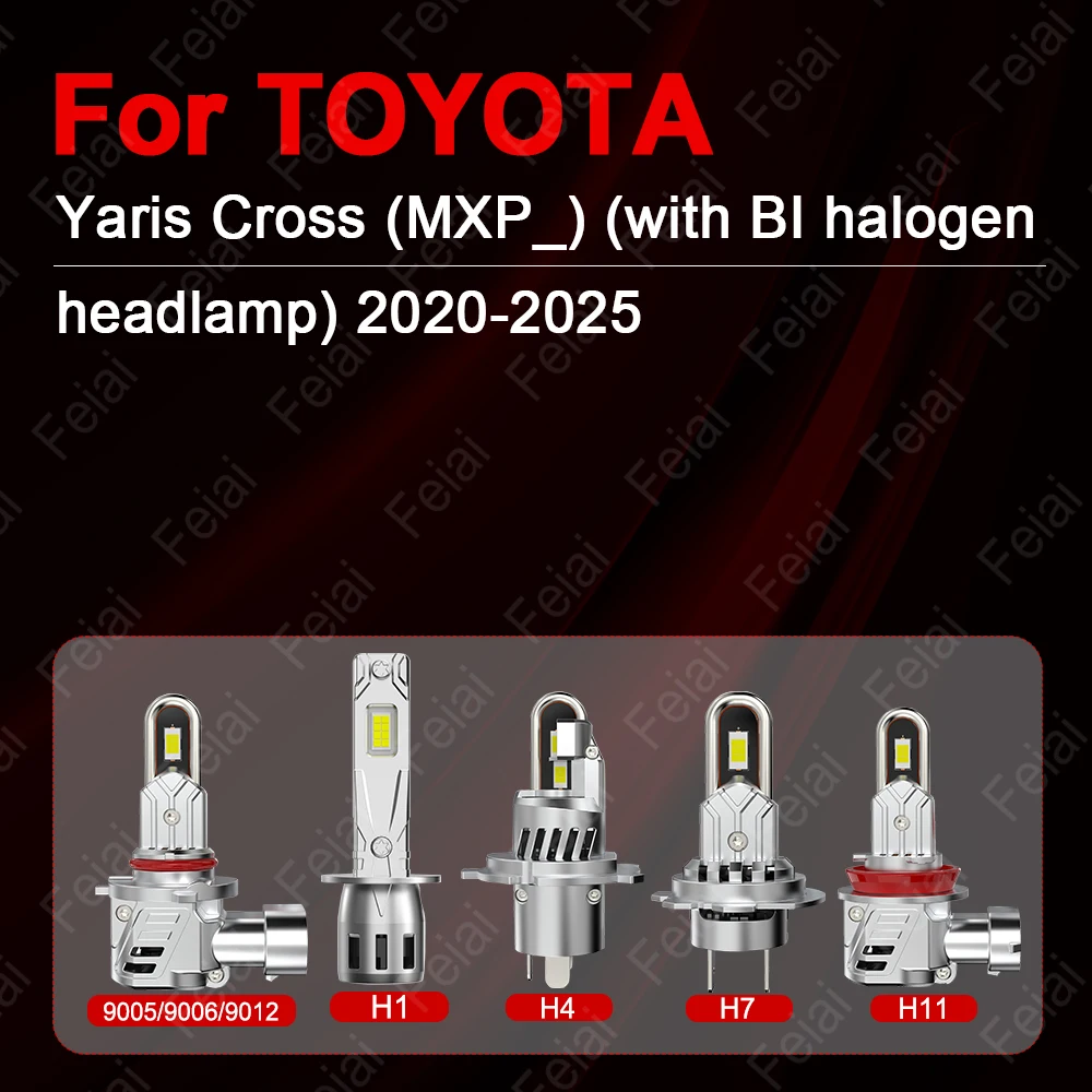 For Toyota Yaris Cross Headlights Bulb LED Headlamp 2020 2021 2022 2023 2024 2025 Yaris Cross Accessories LED Headlight Car Lamp