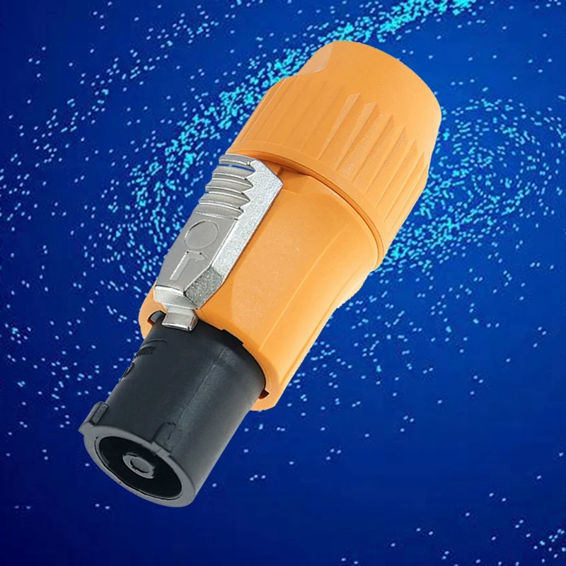 20a 3 núcleos à prova d'água retardador de chama display led plugue de alimentação de aviação iluminação de palco cabeça de tomada de energia de luz, fácil de usar a