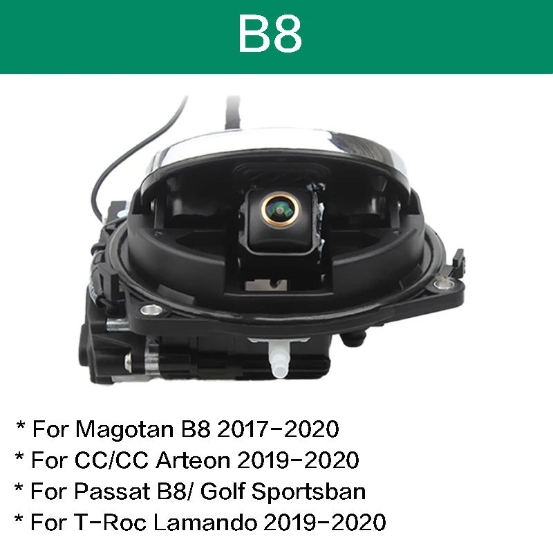 170 ° AHD 1080P Flip Emblem Achteruitrijcamera Reverse Backup Camera Voor VW Golf 6/7/8 Polo CC Kever Magotan B6 B7 B8 EOS T-roc Passat