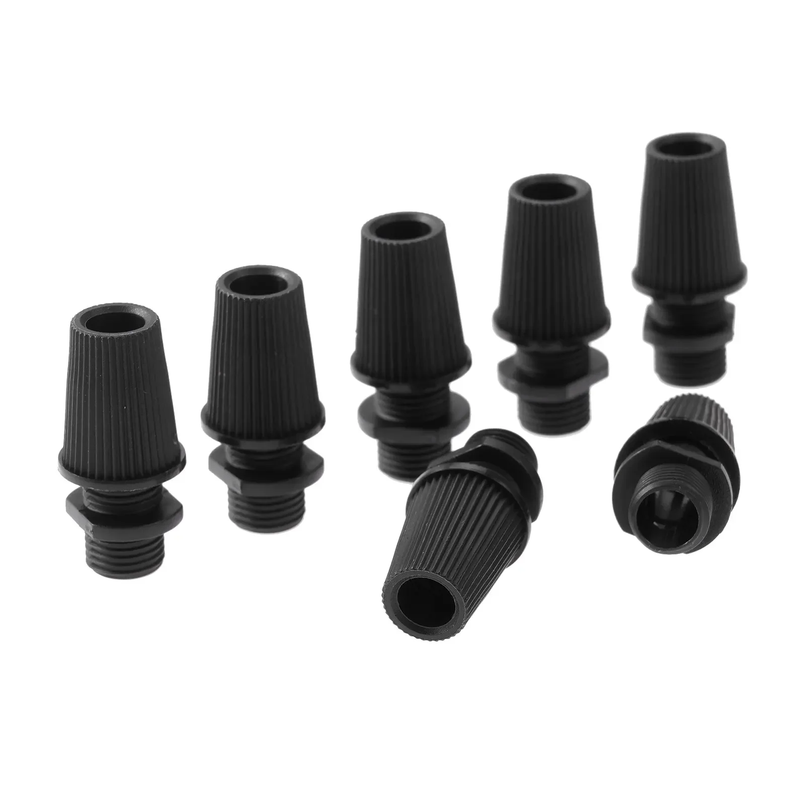 50Pcs Cable Glands Black Strain Relief Connector Clamp Suitable for Wiring Chandelier Ceiling Lighting Strain Reliefs Connectors