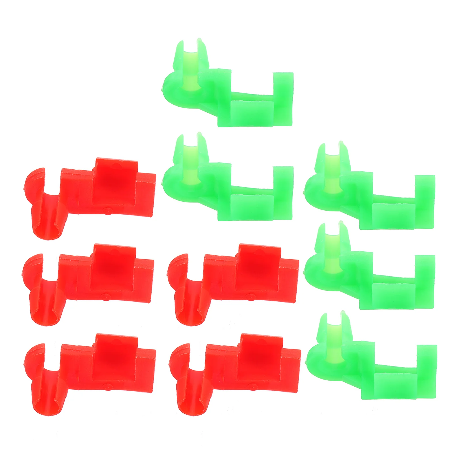 

10Pcs Tailgate Handle Rod Clips Sturdy Plastic Compatible 88981030 88981031 M49 Red Green Car Accessory