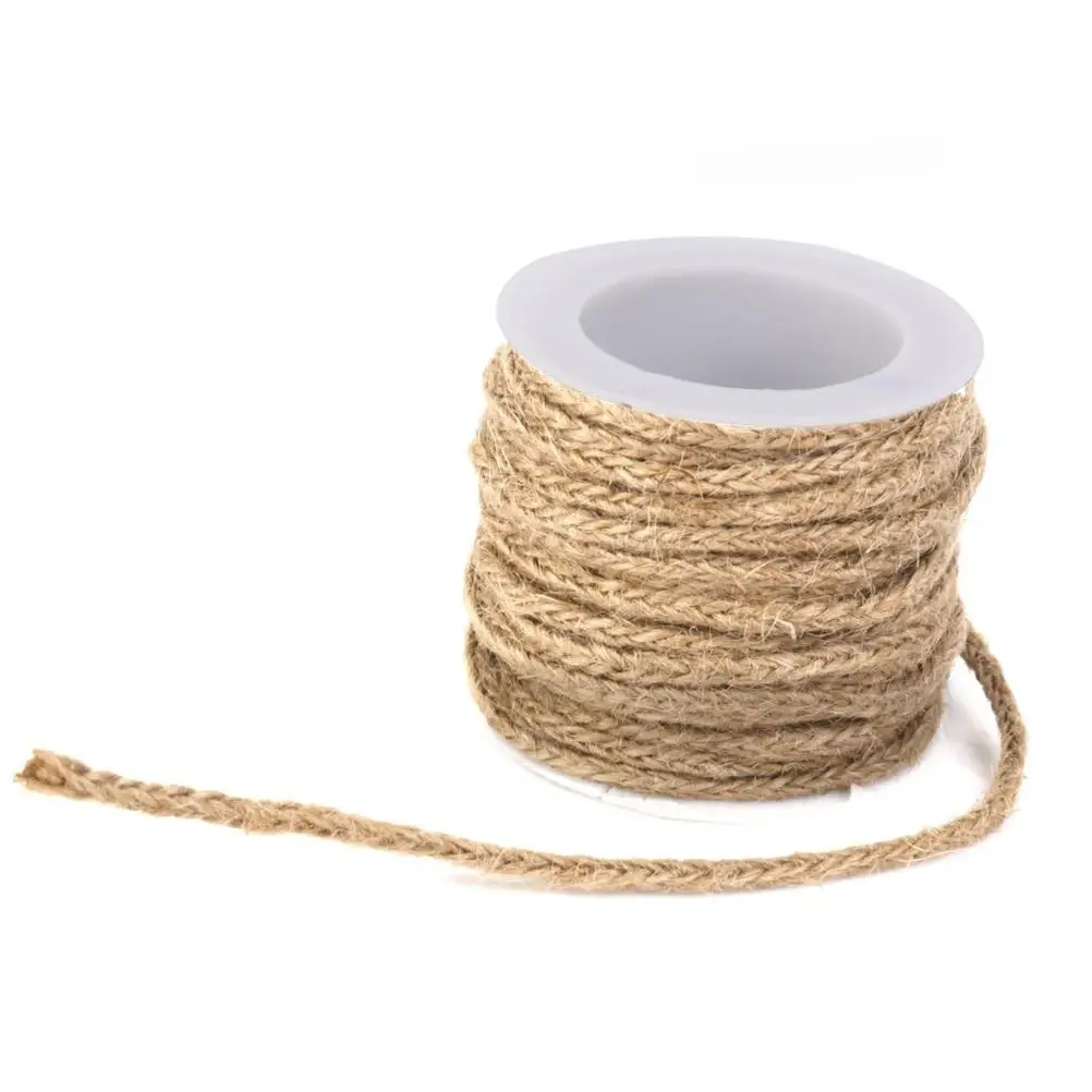 

5M Natural Jute Twine for DIY and Crafts / Industrial Packing Materials / Gardening Applications (Brown)