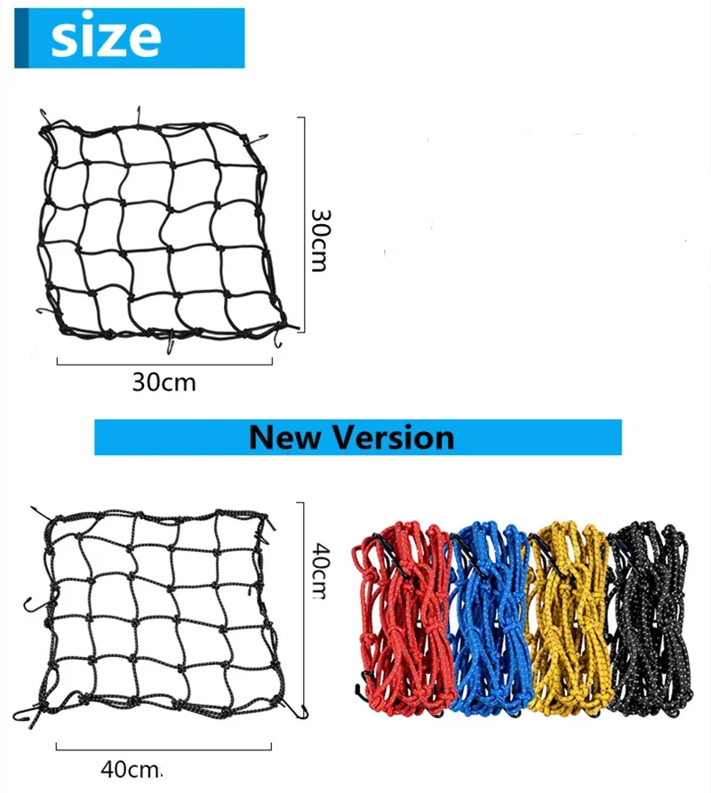 반사 모토 헬멧 메쉬 네트 오토바이 러기지 네트 보호 기어, 러기지 후크, 오토바이 액세서리 정리함, 신제품