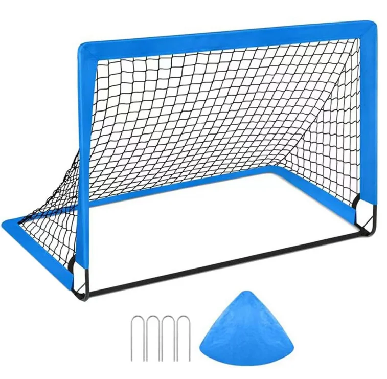 Gawang sepak bola kecil portabel untuk latihan di luar ruangan tahun 2025, sepak bola pantai, grosir