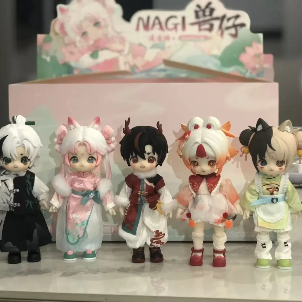 

Подлинная игра NAGI Beast 4v Xiaoyao, серия игр, слепая коробка BJD, аниме, мобильные куклы, модные игровые украшения ручной работы, каваи, игрушки ручной работы