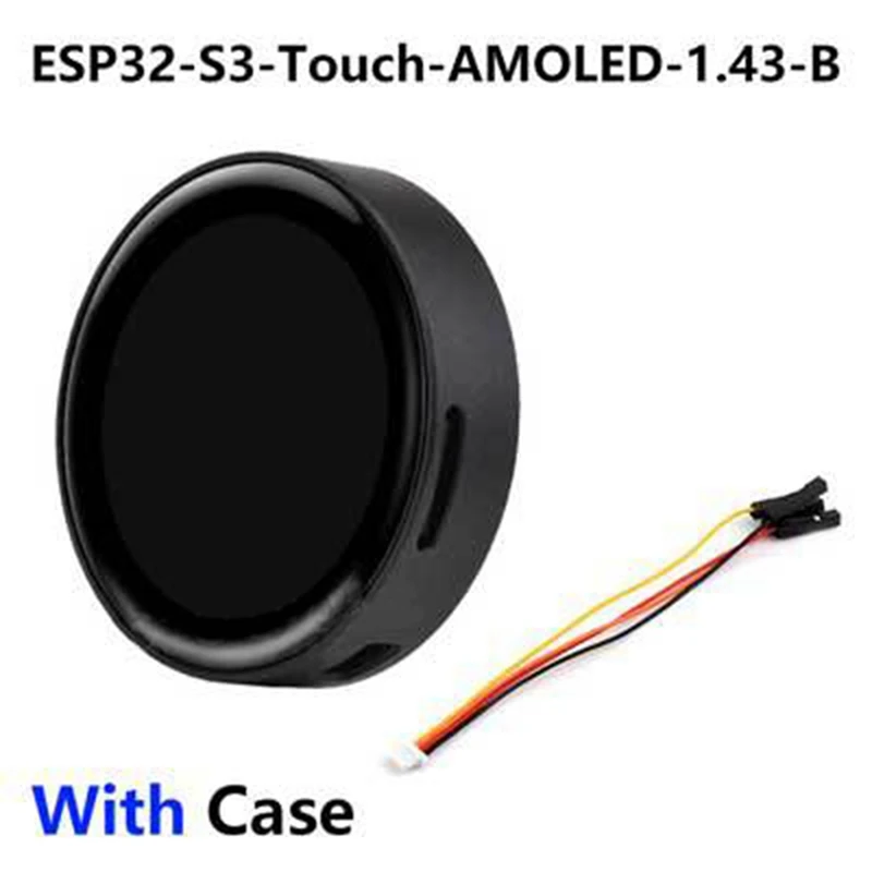 ESP32 S3 Entwicklungsboard 1,43 Zoll AMOLED Display Touchscreen mit SD-Port/QMI8658C 6-Achsen-Sensor für Arduino LVGL B