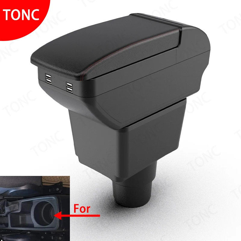 Armrest for Ford EcoSport Car Armrest Box Interior Details Retrofit Center Storage Box Console 2018 2019 2020 2021 Accessories