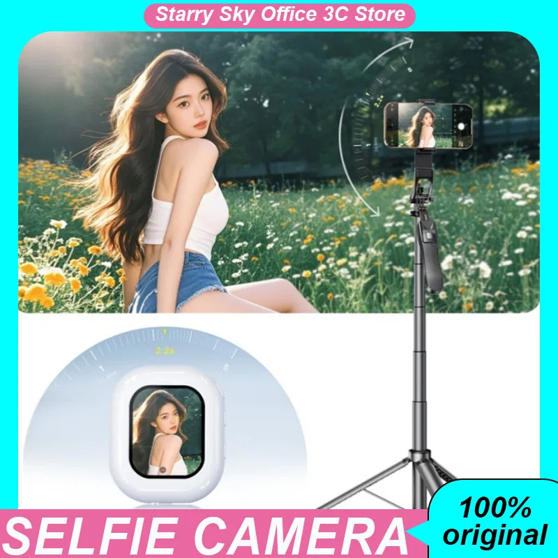 Selfie Camera High-definition Rear Magnetic Self Portrait Display Screen Photography Auxiliary Monitor for Android iphone