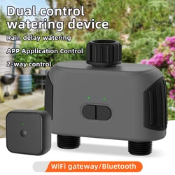 Automatic Water Timer with Wifi Hube Garden Irrigation Watering System Sprinkler Programmer Tools Support Alexa Tuya