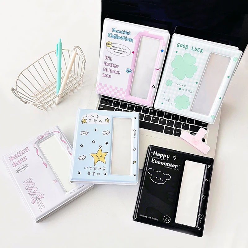 Cartoon Photo Booth Frames Photo Booth Album For 40 Pcs 2x6 Inch Photo Strips Bookmark 20 Pcs 4x6 4R Photo Holder 40 Pages