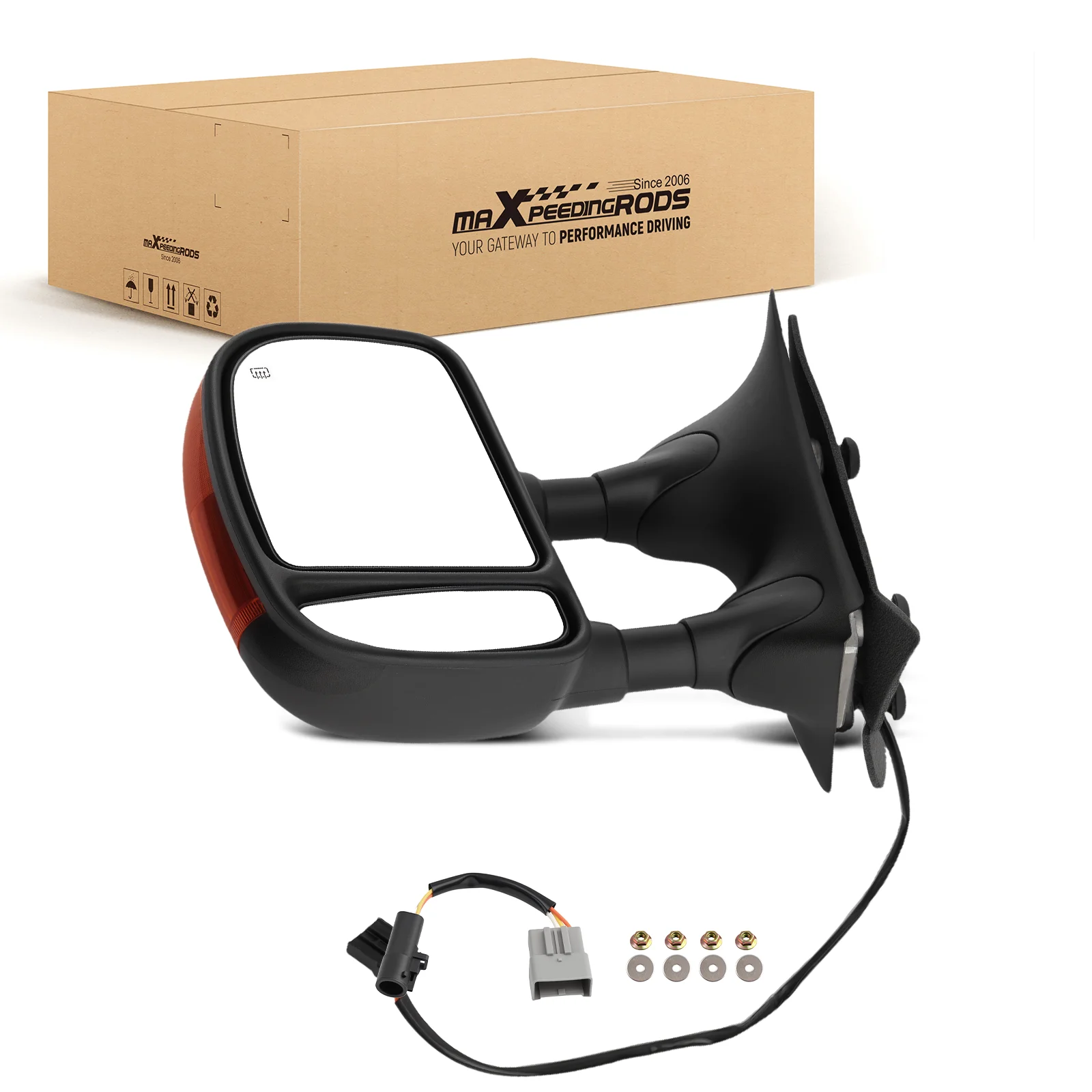 

Left Mirror for Ford F-250 F-350 F-450 Super Duty 2003-2007 Signal Light 5C3Z17683EAA Car Mirror Rear View Mirror