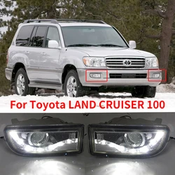 CAPQX 2PCS Refit converted LED Fog Lamp Light foglight For Toyota LAND CRUISER 100 FZJ100 HZJ105 HDJ10 UZJ100 LC100 99-06