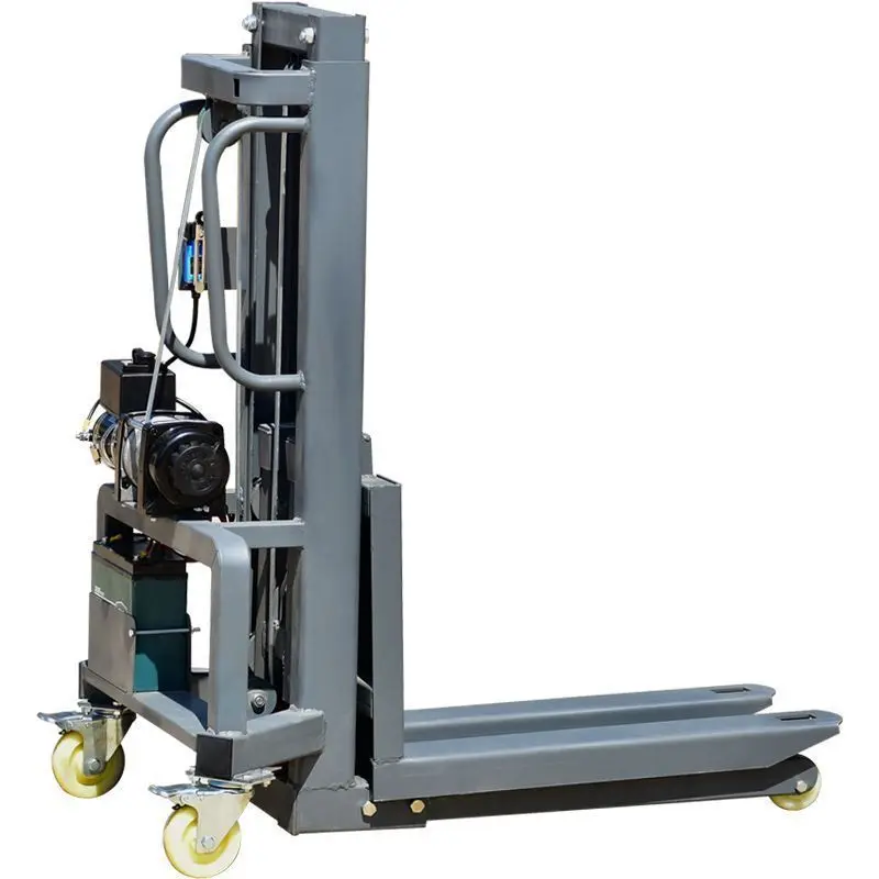 

Small loading and handling forklift, extended fork lifting, loading and unloading can be disassembled
