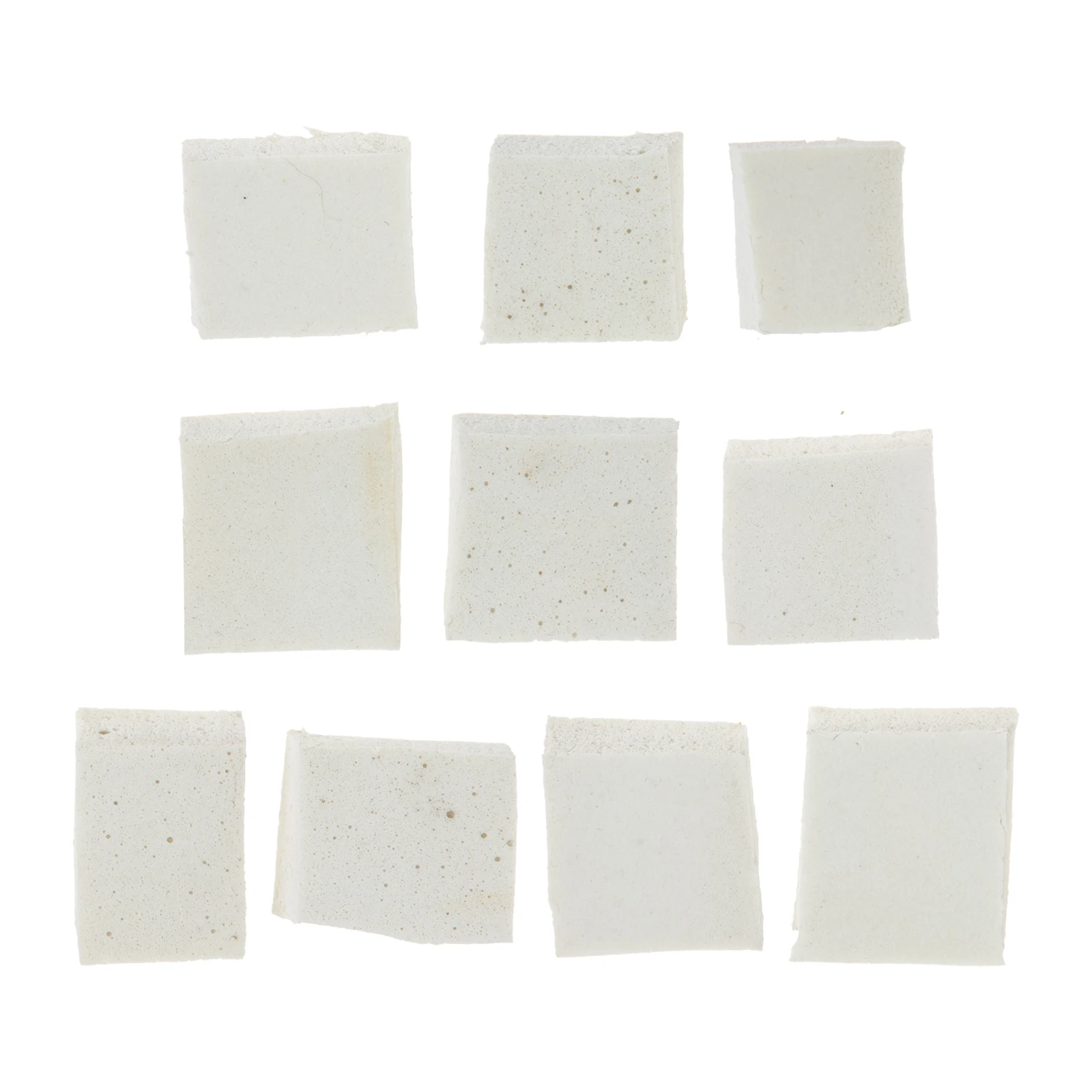

10 Pcs Erhu Sponge Pad High-density White Mute Double-sided Practice Silencer Instrument Accessory Easy Install