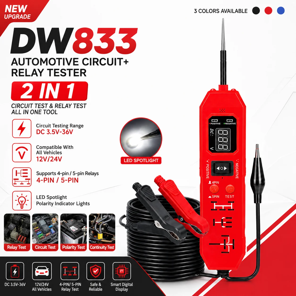 dw833-2-in-1-automotive-circuit-tester-relay-tester-led-display-12v-24v-car-electrical-test-tool