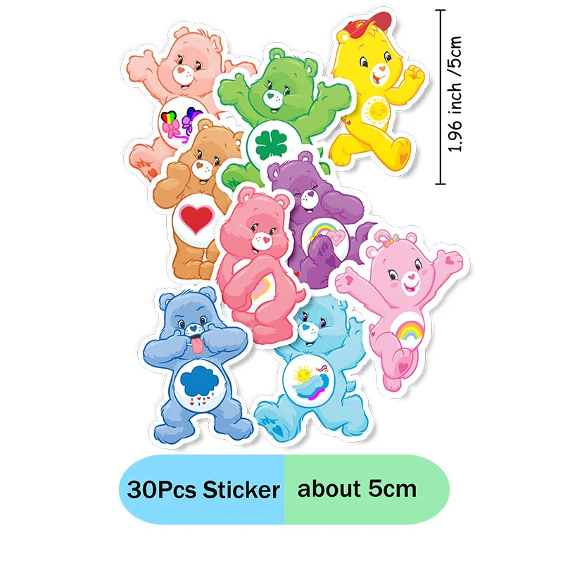 Cartoon Care Bears Themen-Geschirrset: Kreative Pappteller, Becher und Papierboxen für Geburtstagsfeiern und Familientreffen – Detail 10