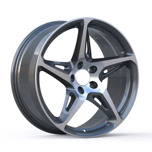 Forged Achtzehn 5 Spoke Felgen, Autolegungsräder, Ferrari VW Passat Golf, OEM, 5x114.3, 5x112, 18 19, 20, 21, 22 12 Hauptverkaufsräder RIM 20 5x114 - №3