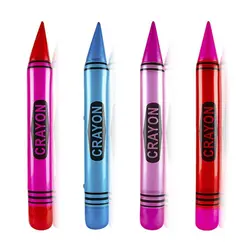 High Quality PVC Inflatable Pencil Jumbo Lightweight Decorations Prop Party Gift Cute Neon Crayon