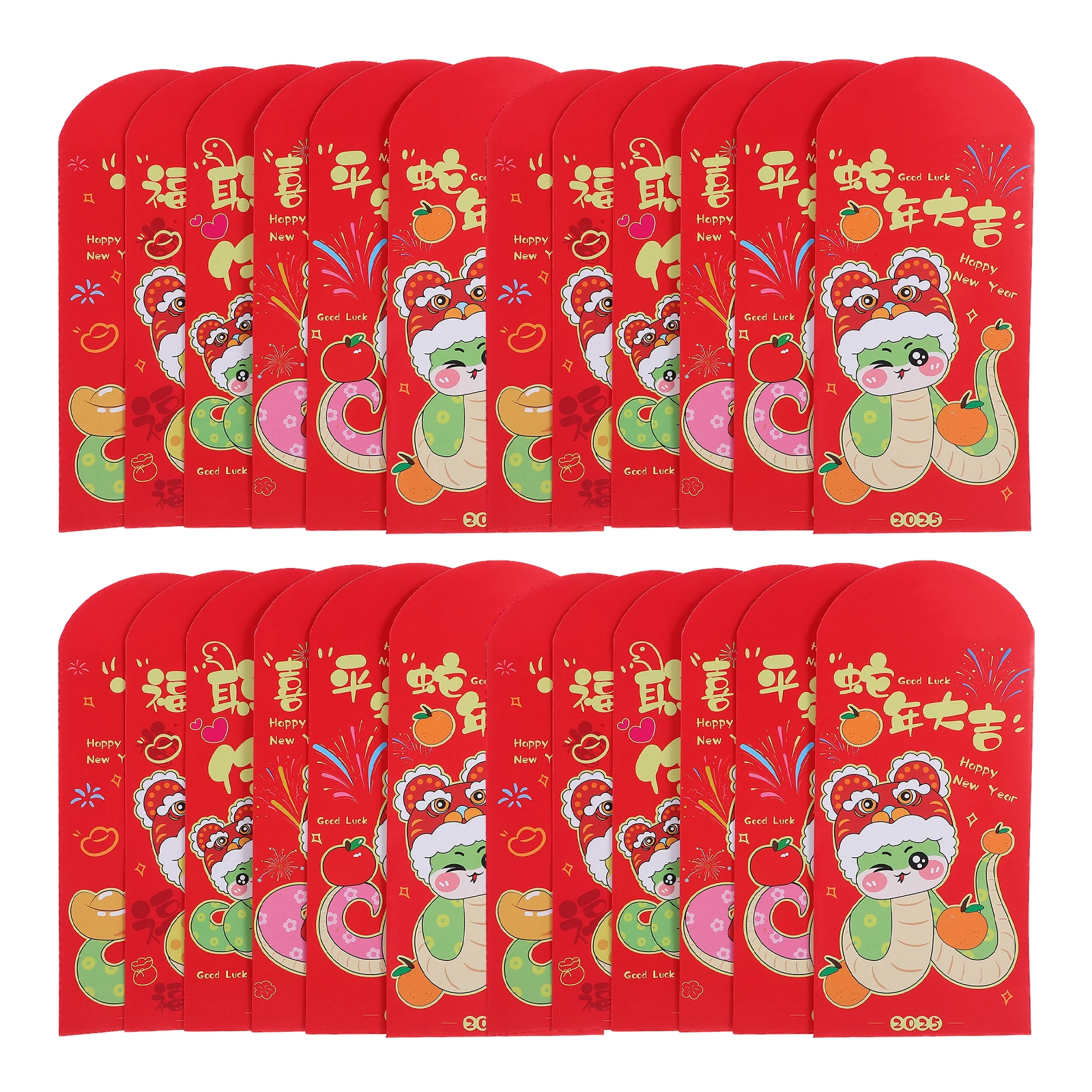 

30 Pcs Money Red Envelope Bag Spring Festival Envelopes Paper Snake Chinese New Year