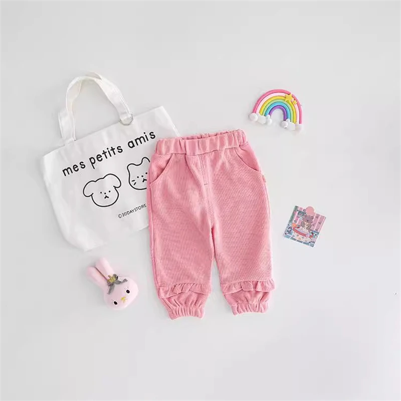 Girls T Shirt Jeans 2 Piece Sets Children Clothing Baby Sportswear Floral Lace Infant Clothes Outfits Kids Princess Costumes