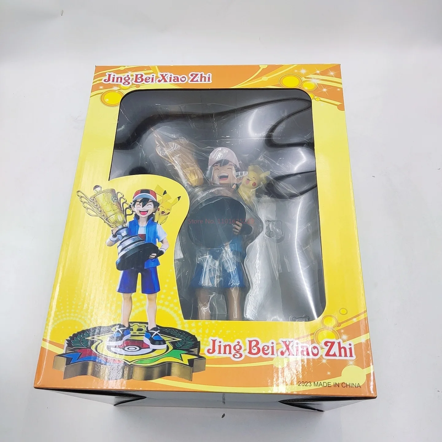 28cm Pokemon Ash Ketchum Figurka Anime Peryferia PVC Śliczny Model Statua Dekoracja na Biurko Ozdoby Zabawki Prezenty