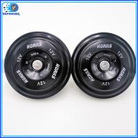 12V 300DB Loud Car Horn Electric Snail Train Horn Super Loud Waterproof Horns Siren for Universal Motorcycle Car Truck SUV Boat