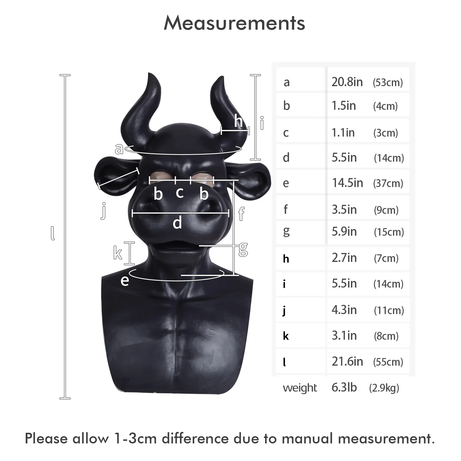 SMITIZEN Silicone Black Milk-producing Cow Mask Cartoon Cow Head for Cosplay Gay