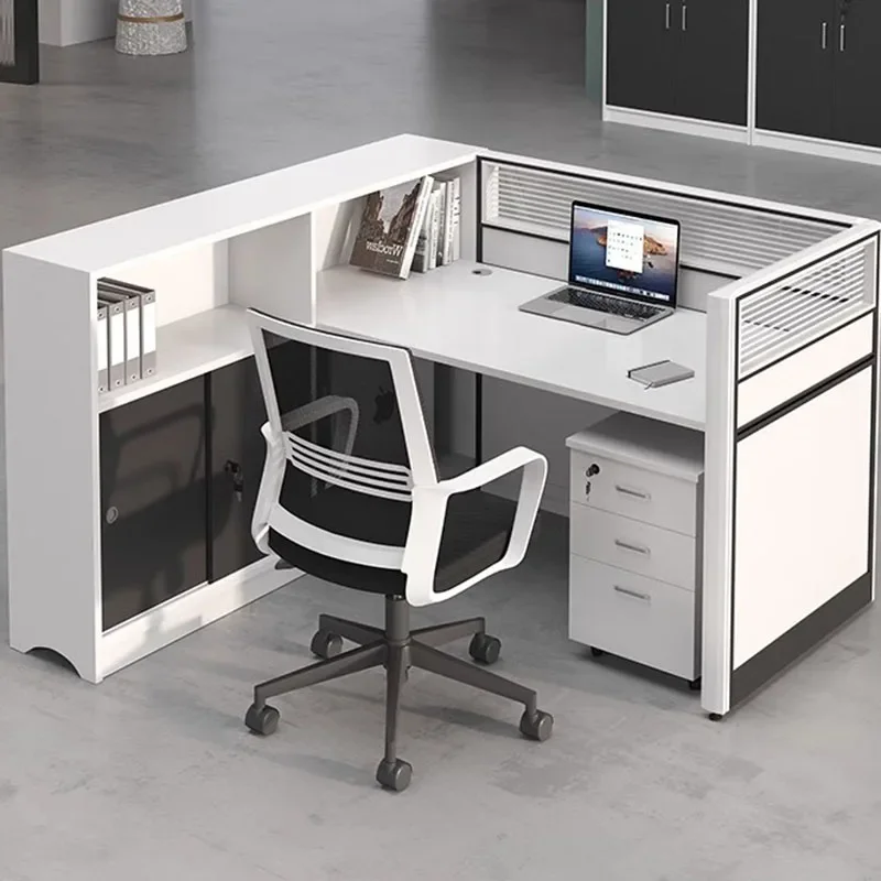 

White Waterproof Computer Table Laptop Studio Wooden Office Computer Desks Executive Writing Escritorios De Oficina Furniture