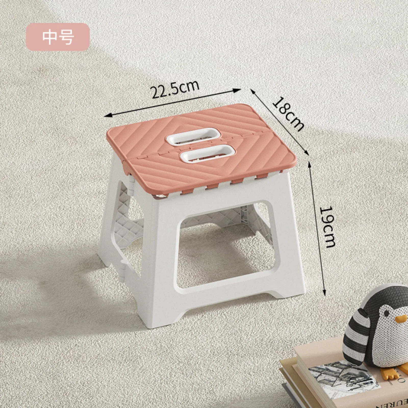 Outdoor Folding Stool Portable Household Plastic Small Stool Outdoor Fishing Camping Stool Stall Children Small Bench Gifts
