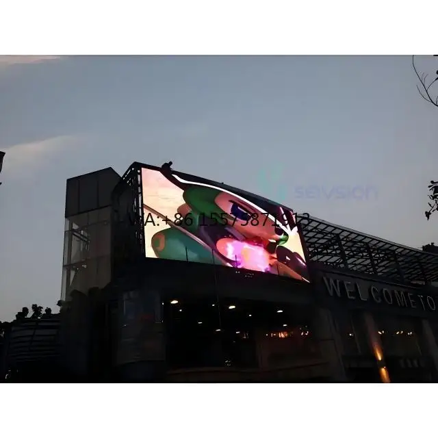 Customized P8 Outdoor LED Display Screen, 960*960mm. LED Outdoor Display Screen. Outdoor Advertising Background.