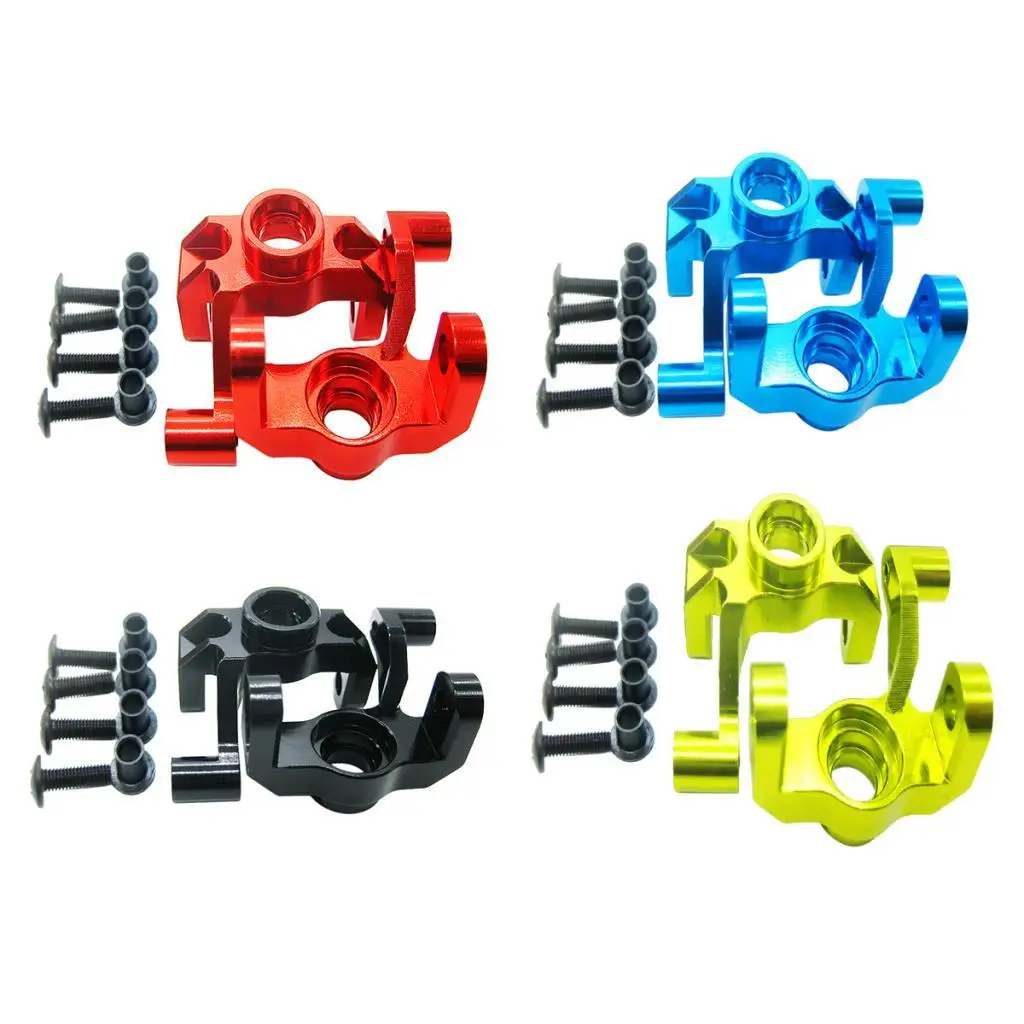 RC Chassis Metal Steering Hub Carrier L R Replacement for Wltoys 12428 12423 12429 FY0