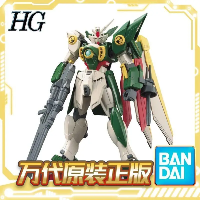 Bandai Wing Gundam Fenice High Grade 1/144 Scale Plastic Model Kit For Collectors DIY Assembly Display High Quality Detailed