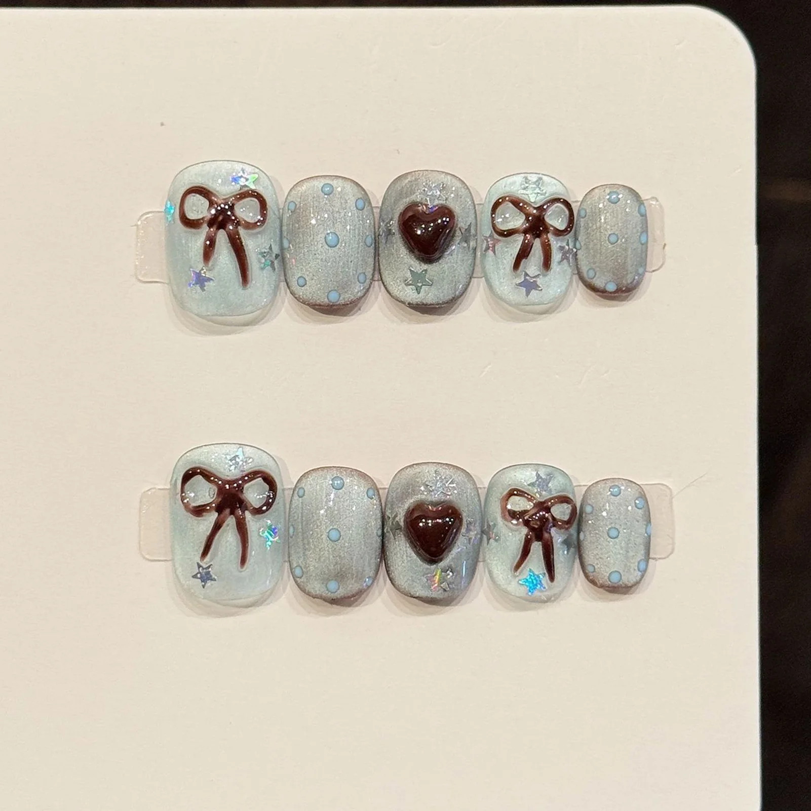 10Pcs Handmade Pres… - image