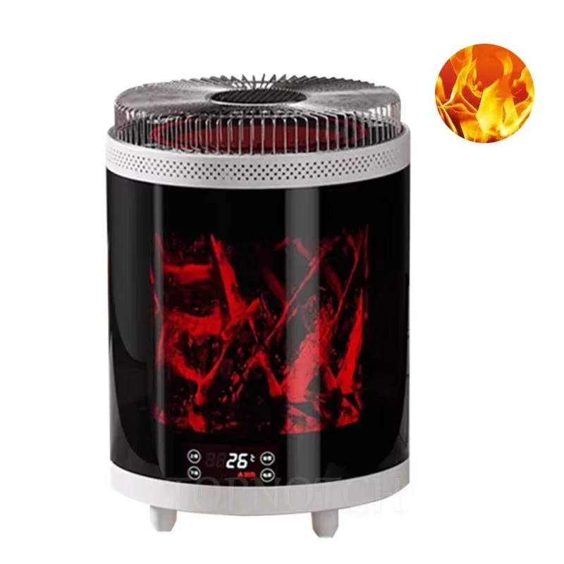 Electric Heating   Bathroom Hot Air Fan Electric Heater Fan Simulated Flame Heater Fireplace Heater