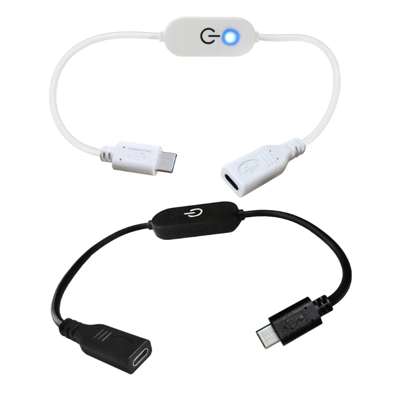 

Type C Male to Female Touch Dimmer Controller with No Flicker and Blue Cable for Comfortable Lighting