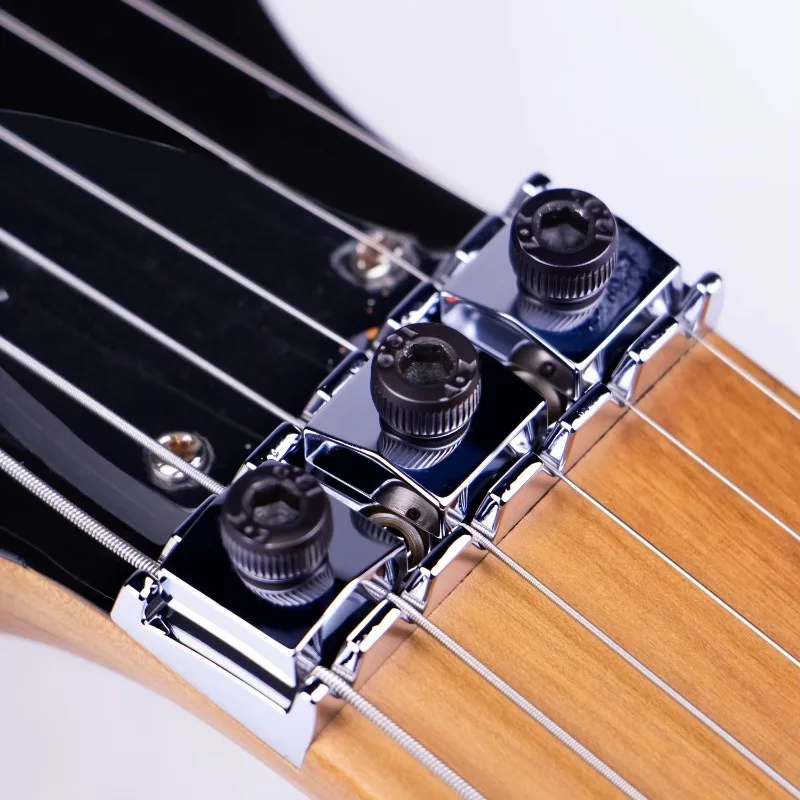 Electric Guitar 6 Strings High Quality Linden Glossy Solid Top Hot Sale for Music Stores