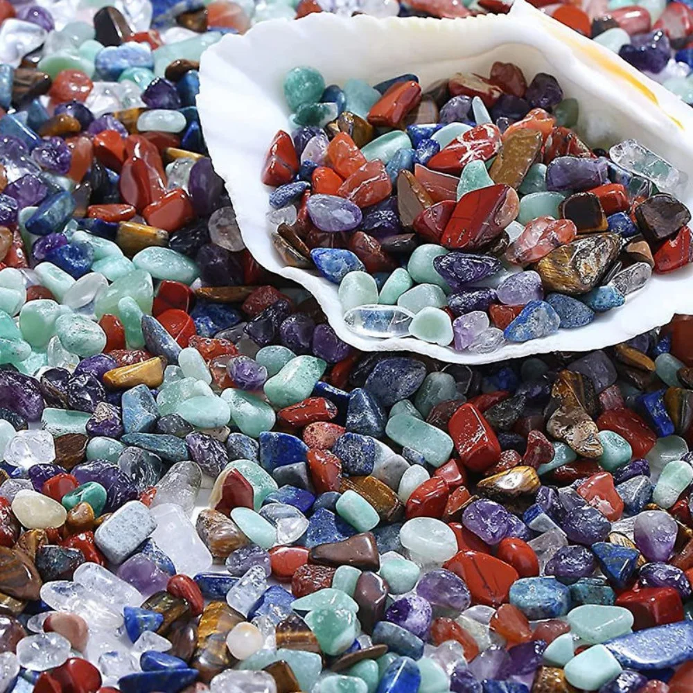 Bulk Mixture Gemstone Irregular Shaped Chips Chakra Tumblestone Reiki Healing Crystals Tumble Stone Chips for Home Decoration