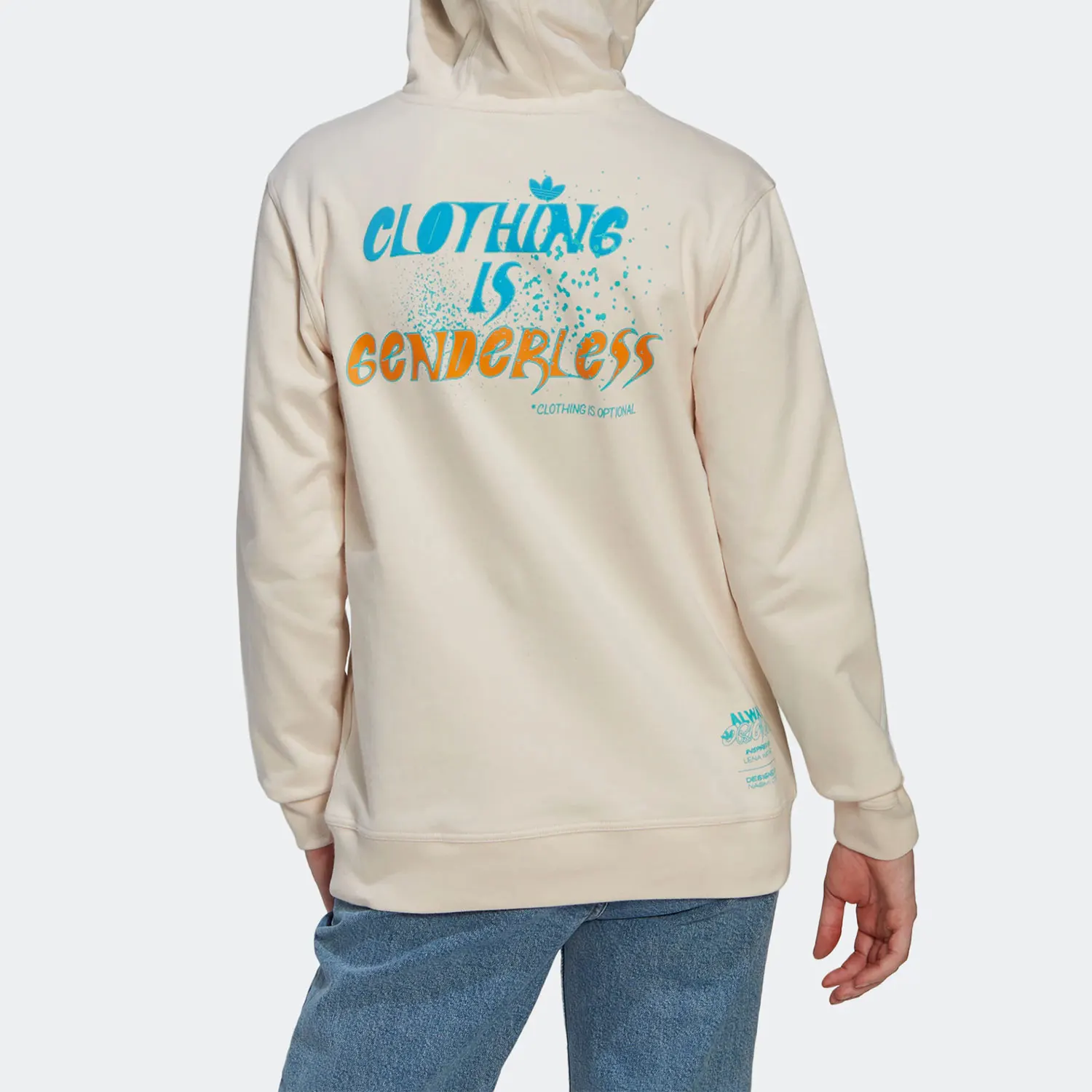 Adidas genuine clover spring and autumn new women's sports hooded sweatshirt HT4947