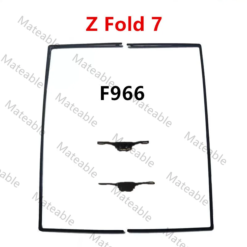 

Fold7 Edge Strips For Samsung Galaxy Z Fold 7 F966 Middle Frame Stand Housing Bezel Buckle Replace Repair Parts
