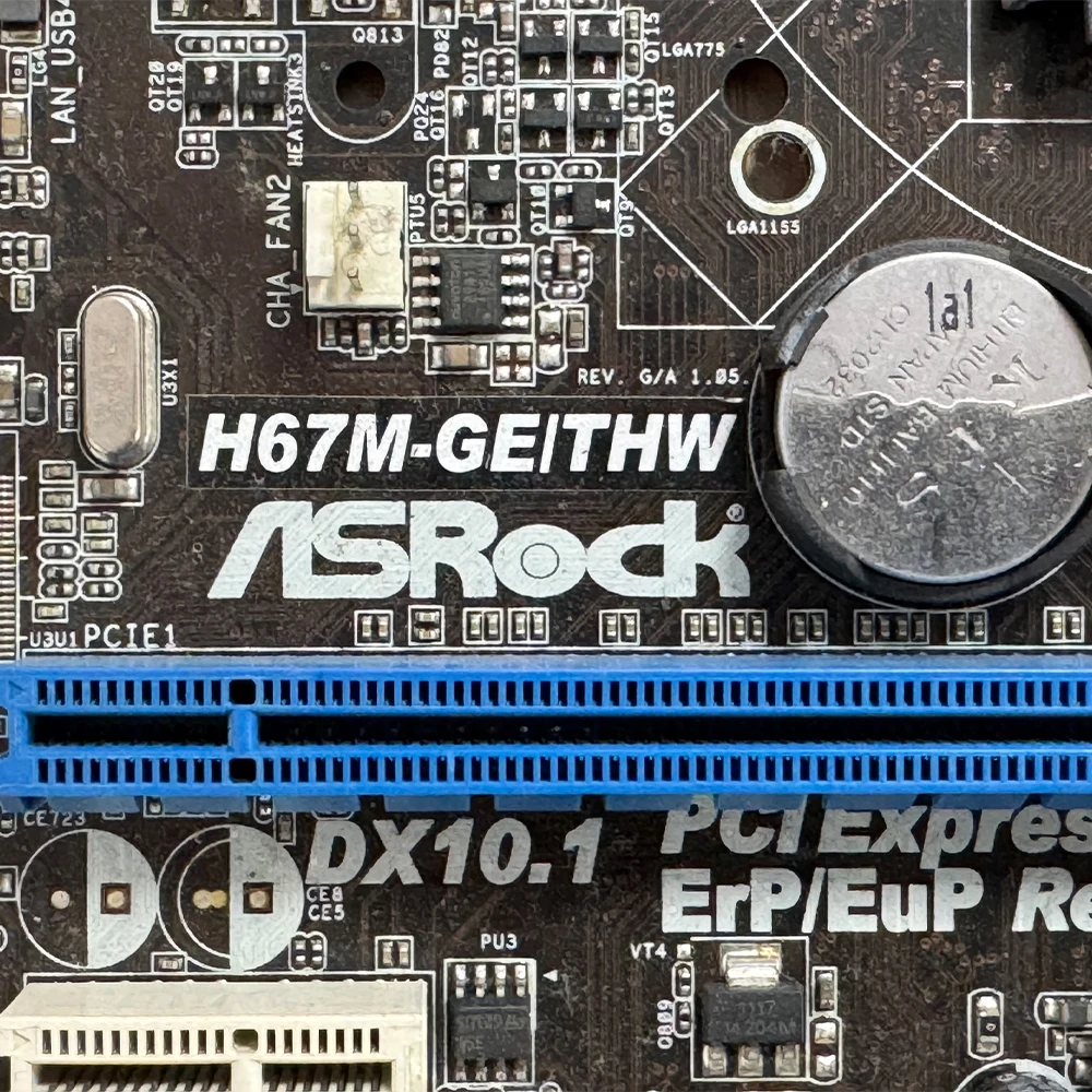 ASRock H67 H67M-GE Motherboard LGA 1155 DDR3 16GB support 3770 2700 3450 2500 3570 2130 2100 3550 cpu Micro ATX