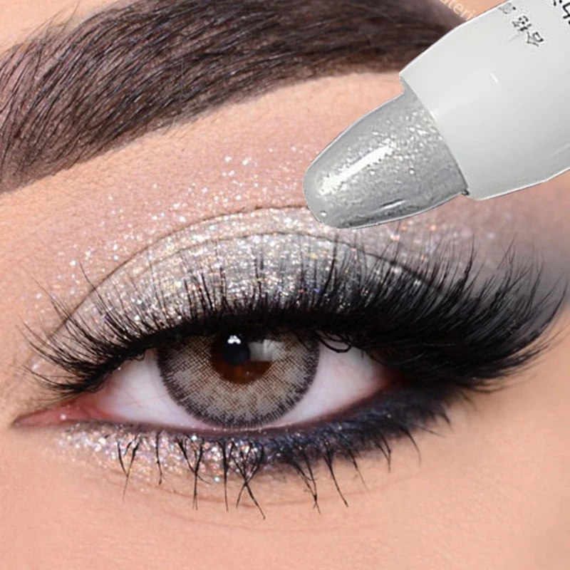 

Glitter Highlighter Pen Pearlescent Lying Silkworm Pencil Waterproof Long-lasting Brightening Eyes Stick White Silver Eye Makeup